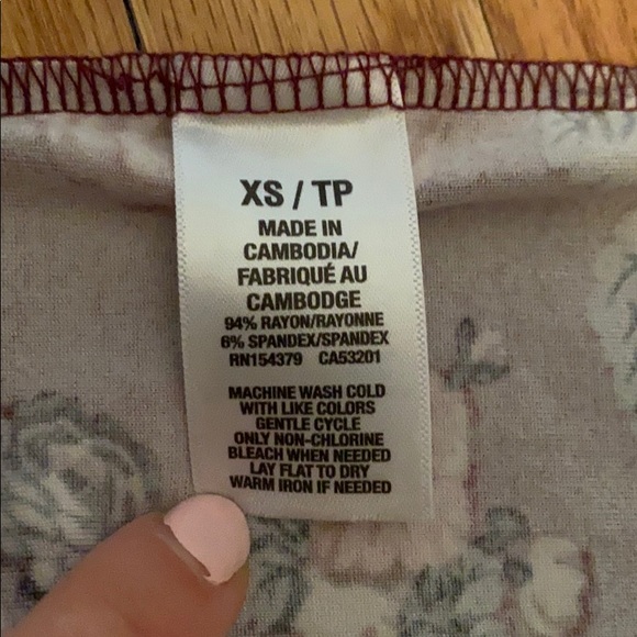 Aeropostale long sleeve off the shoulder top - Picture 3 of 3